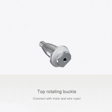 画像をギャラリービューアに読み込む, Complete Kit Ceiling Mounted Picture Hanging Systems ( 2x 59&quot; U-rails 4 Stainless Steel Cables 4 Hooks )
