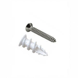 FLAZUP AC-08PJK M14 × 38 mm Screw-in Drywall Anchors with Screws (6-Pack)