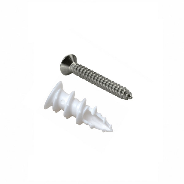 FLAZUP AC-08PJK M14 × 38 mm Screw-in Drywall Anchors with Screws (6-Pack)