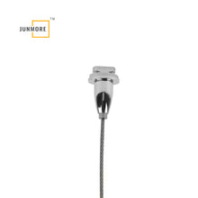 画像をギャラリービューアに読み込む, Set of 4 Copper Rotating Buckles with Cables for Ceiling-Mounted Picture Rail Tracks (59inch)…