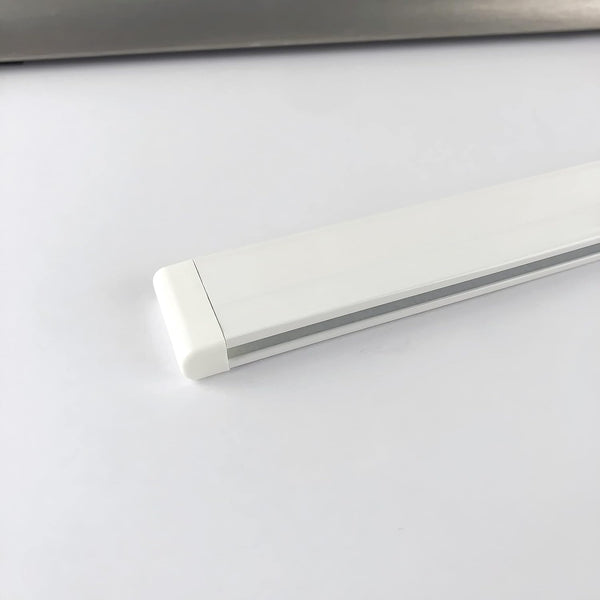 Picture Hanging System Click Rail Kits,in one Set Included Two of White Rails 59", Four of Steel Cables, six of Hooks, Four of end caps, and Installation Hardware