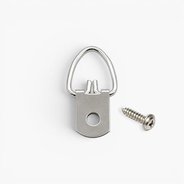 FLAZUP Small D-Ring Picture Hangers with Screws