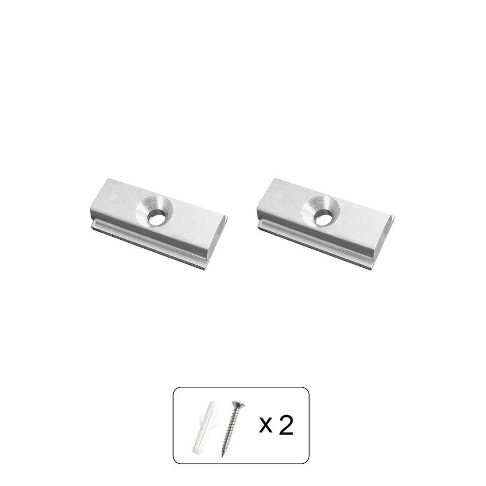 2 connectors For Connect Click Rails or Wall Mounted Rail Pro